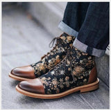 Spring New Low-Heel Lace-Up Low-Top Martin Boots