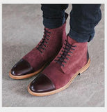 Spring New Low-Heel Lace-Up Low-Top Martin Boots